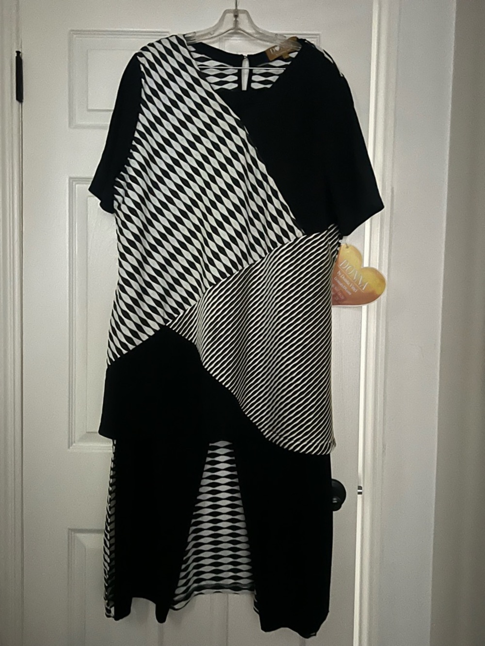 Donna By Donna Vinci Patchwork Pantsuit Size 2X